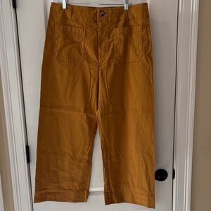 Anthropologie Women's Mustard Chinos Colette